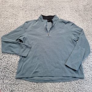Mondetta Outdoor Project Men Extra Large Blue 1/4 Zip Pullover Fleece Preppy